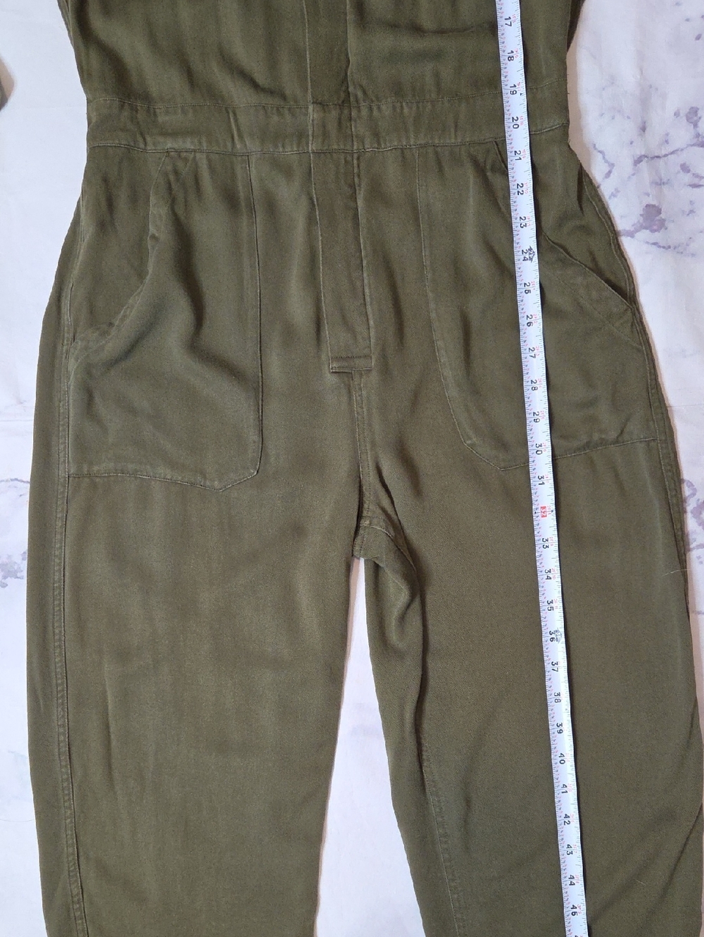Sundays Olive Green Long Sleeve Jumpsuit - Picture 7 of 10